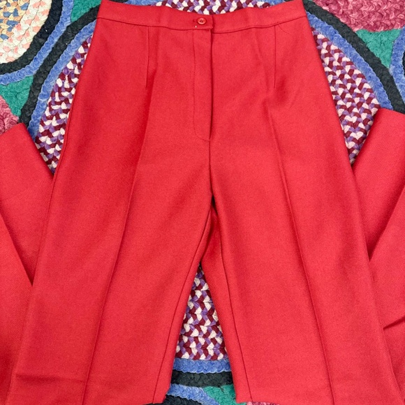 Vintage You Babes Crimson Trousers - Picture 2 of 5